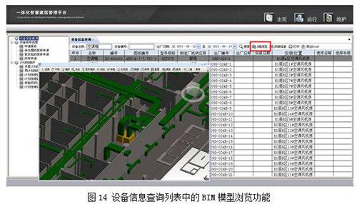 基于BIM的建筑空间与设备运维管理系统研究 BIM案例 第14张-BIM建筑网 基于BIM的建筑空间与设备运维管理系统研究