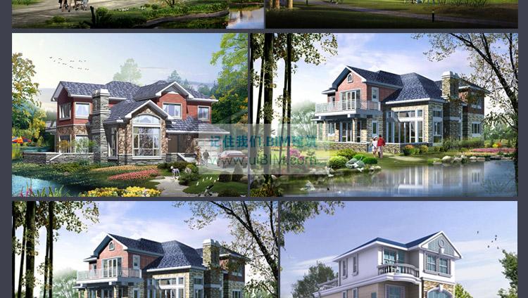 新农村住宅别墅设计图纸大全 农村别墅果图 1000套 CAD建筑图纸 新农村住宅别墅设计图纸大全 农村别墅果图 1000套 CAD建筑图纸