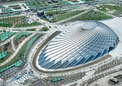 全球首创贝壳状于家堡高铁站基本竣工 BIM助力基坑支护工作 全球首创贝壳状于家堡高铁站基本竣工 BIM助力基坑支护工作