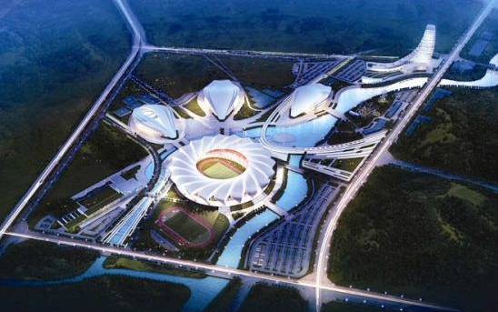 宜昌奥体中心采用BIM技术建立三维模型 宜昌奥体中心采用BIM技术建立三维模型
