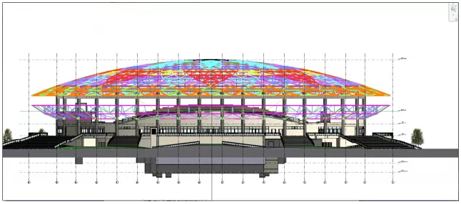 东莞厚街体育馆BIM应用 东莞厚街体育馆BIM应用