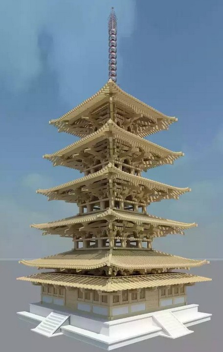 BIM技术对法隆寺结构体系的研究与再现 BIM技术对法隆寺结构体系的研究与再现