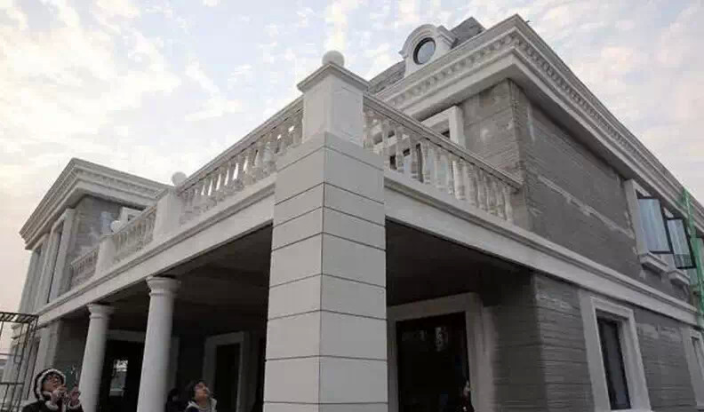 3D技术打印别墅 市值8000万成本100万一天即成