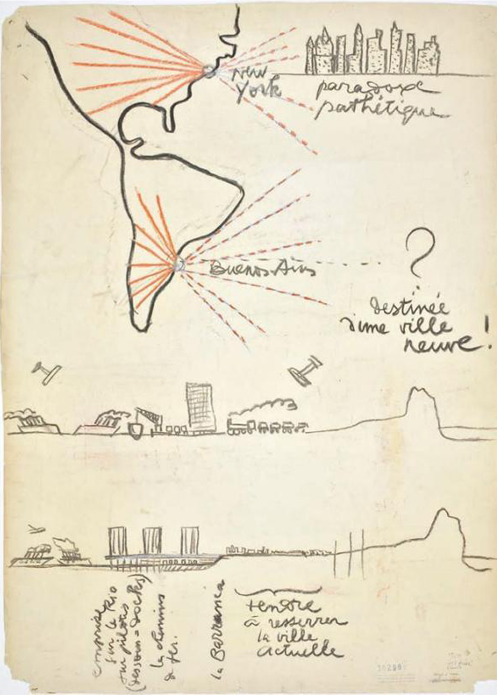 世界级建筑大师笔下的精美建筑图纸