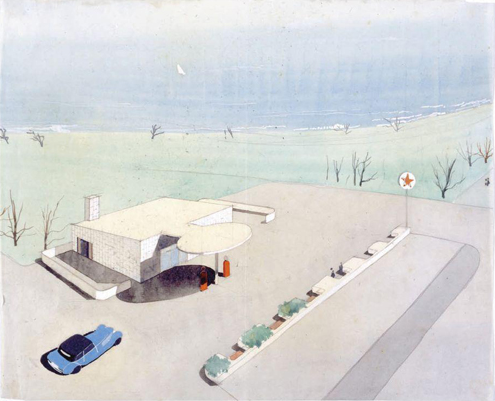 世界级建筑大师笔下的精美建筑图纸