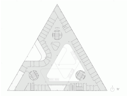 三角形的新地标 南丹麦大学科灵校区大楼