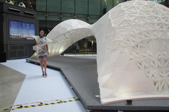 世界最大3D打印建筑“蘑菇云”亮相北京 世界最大3D打印建筑“蘑菇云”亮相北京