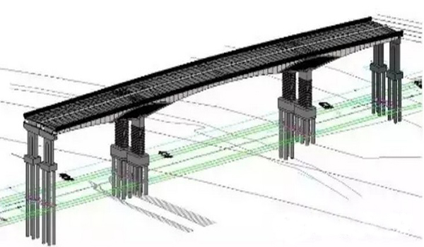 岱家山项目BIM系统桥梁建模显成效 岱家山项目BIM系统桥梁建模显成效