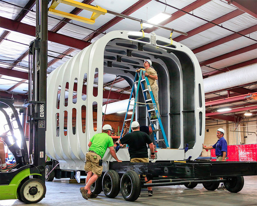 橡树岭国家实验室3D打印汽车和房子 橡树岭国家实验室3D打印汽车和房子