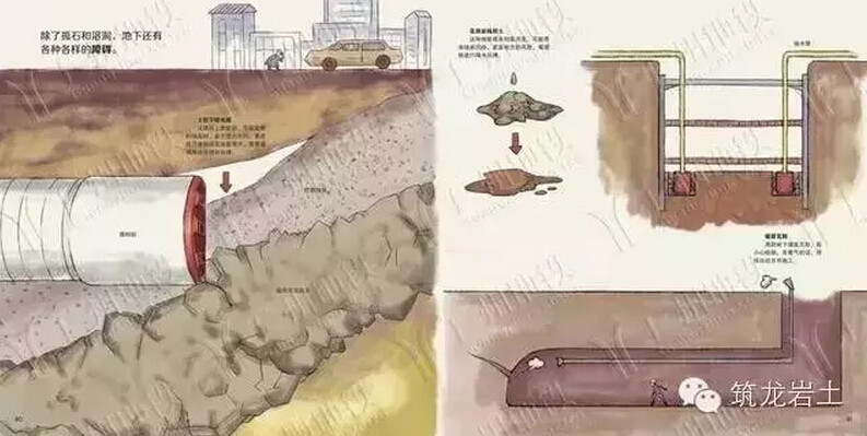 有人把建地铁的全过程画了下来,钢筋水泥也变得萌萌哒 有人把建地铁的全过程画了下来,钢筋水泥也变得萌萌哒