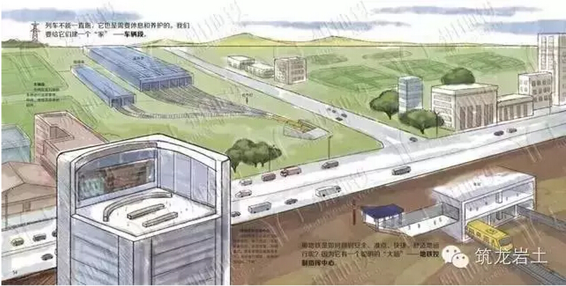 有人把建地铁的全过程画了下来,钢筋水泥也变得萌萌哒 有人把建地铁的全过程画了下来,钢筋水泥也变得萌萌哒