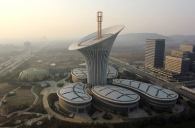 武汉酷似“马蹄莲”地标性建筑 被誉全球绿色建筑典范-BIM建筑网