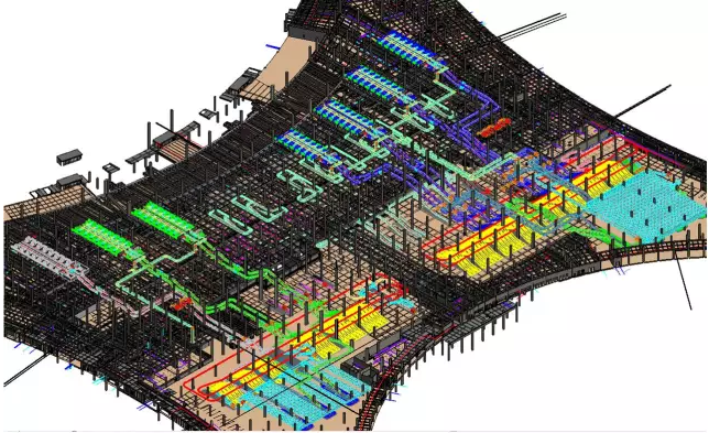 江北机场T3A航站楼BIM应用 江北机场T3A航站楼BIM应用