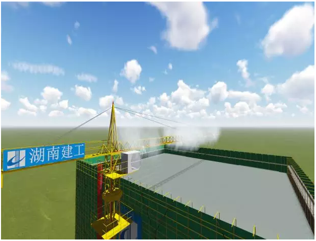 东帆国际大厦BIM工作站之绿色施工