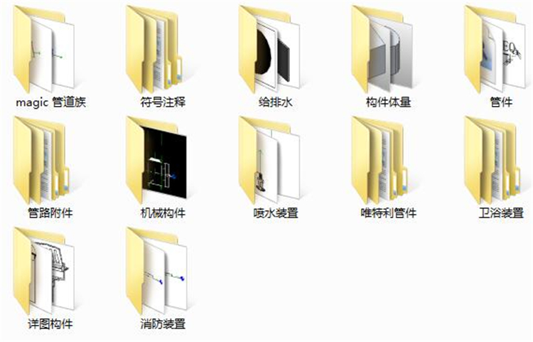 Revit建筑结构水电暖MEP室内施工模型族库大全|机电族模型Revit族库大全+BIM族库 Revit建筑结构水电暖MEP室内施工模型族库大全|机电族模型Revit族库大全+BIM族库