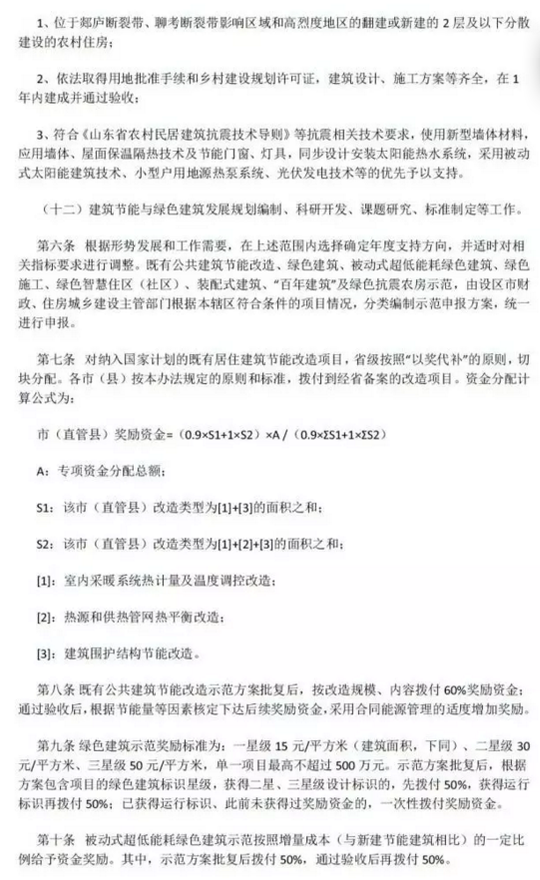 山东省省级建筑节能与绿色建筑发展专项资金管理办法 山东省省级建筑节能与绿色建筑发展专项资金管理办法