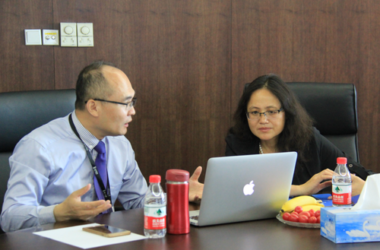 商务部投资促进局领导莅临建谊集团参观考察-BIM建筑网