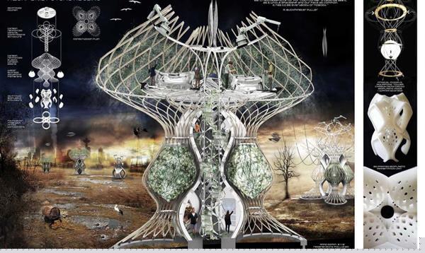 3D打印的未来住所：人、鱼、蔬菜共同生活的闭环生态系统 BIM视界 第2张