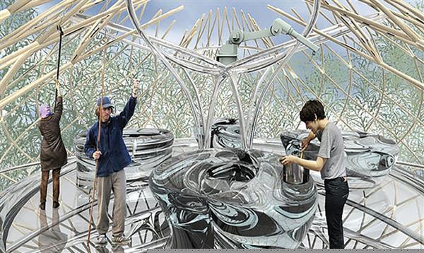 3D打印的未来住所：人、鱼、蔬菜共同生活的闭环生态系统 BIM视界 第4张