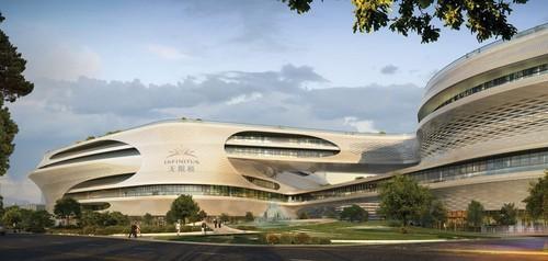 扎哈·哈迪德建筑事务所为中国广州设计的无极限广场破土动工 BIM视界 第2张