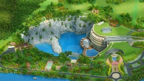 BIM助上海深坑酒店突破工程“深度”极限 BIM视界 第2张-BIM建筑网 BIM助上海深坑酒店突破工程“深度”极限 BIM视界 第2张