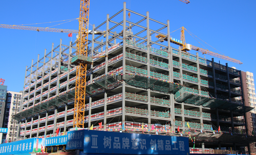 北京市首例装配式钢结构示范项目即将封顶 BIM视界 第1张-BIM建筑网 北京市首例装配式钢结构示范项目即将封顶 BIM视界 第1张