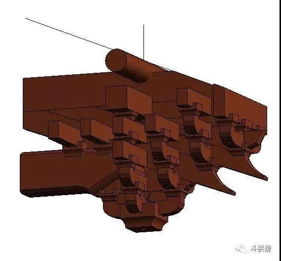 古建筑BIM设计一宋式六铺作斗栱 BIM百科 第8张-BIM建筑网 古建筑BIM设计一宋式六铺作斗栱 BIM百科 第8张