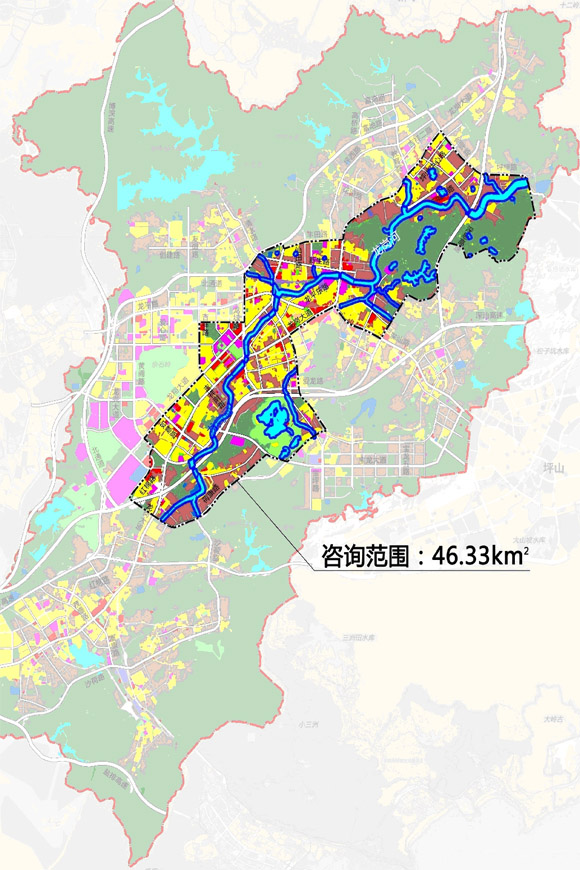 BIM|深圳市龙岗河活力发展带城市设计国际咨询公告 BIM视界 第2张-BIM建筑网 BIM|深圳市龙岗河活力发展带城市设计国际咨询公告 BIM视界 第2张
