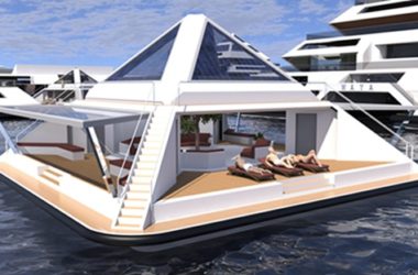 BIM|皮埃尔保罗-拉扎里尼设计“浮动的金字塔城”-BIM建筑网