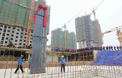 装配式|济南首个高层装配式钢管束钢结构工程亮相 34层楼90天就能“搭”好 装配式资讯 第1张-BIM建筑网 装配式|济南首个高层装配式钢管束钢结构工程亮相 34层楼90天就能“搭”好 装配式资讯 第1张