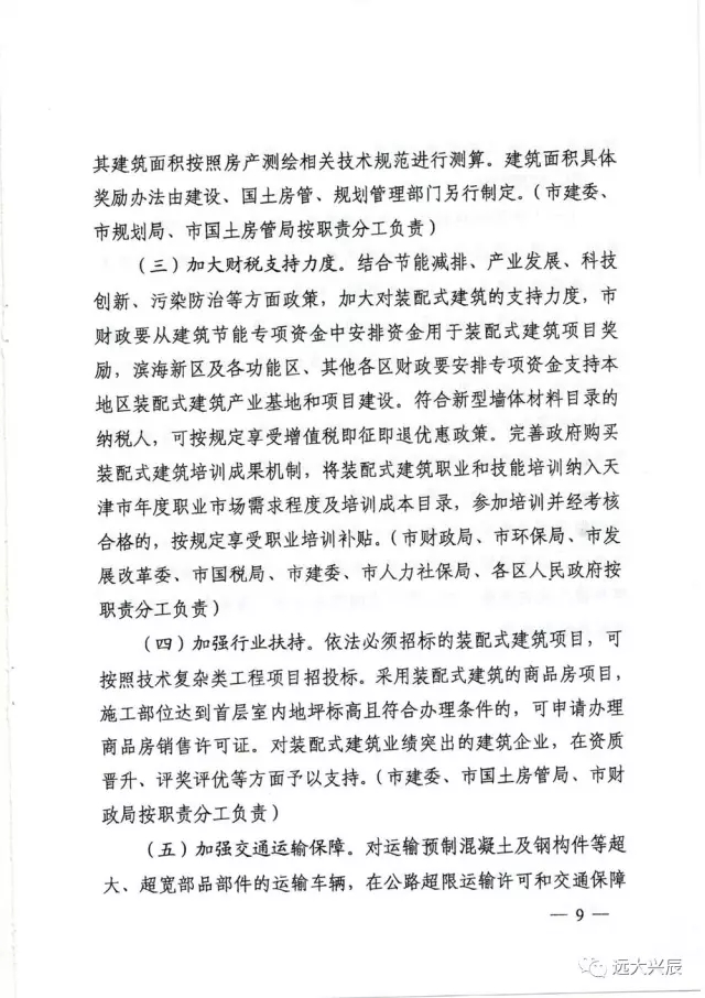 装配式|天津印发《关于大力发展装配式建筑的实施方案》 装配式资讯 第11张-BIM建筑网 装配式|天津印发《关于大力发展装配式建筑的实施方案》 装配式资讯 第11张