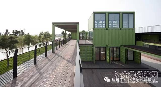 装配式|精美的集装箱建筑:上海多利农庄 装配式资讯 第6张-BIM建筑网 装配式|精美的集装箱建筑:上海多利农庄 装配式资讯 第6张
