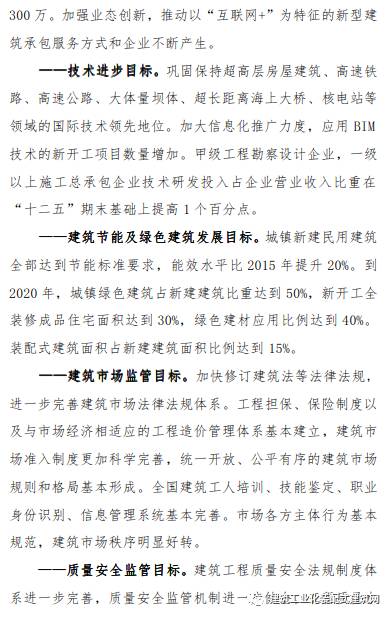 装配式|重磅!《建筑业发展“十三五”规划》正式印发!推进装配式建筑发展 装配式资讯 第11张-BIM建筑网 装配式|重磅!《建筑业发展“十三五”规划》正式印发!推进装配式建筑发展 装配式资讯 第11张