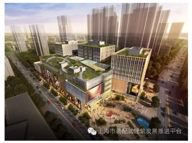 装配式|上海首个装配式商业综合体 江湾镇384街坊A03B-11地块项目 装配式|上海首个装配式商业综合体 江湾镇384街坊A03B-11地块项目