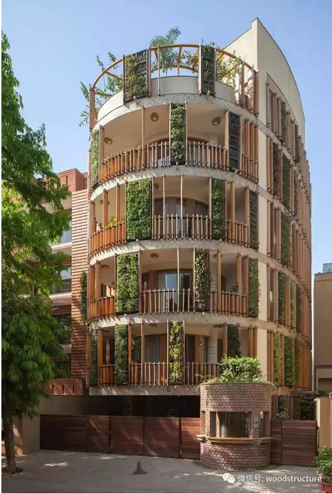 装配式|木结构建筑:婀娜多姿的曲线式住宅 装配式|木结构建筑:婀娜多姿的曲线式住宅