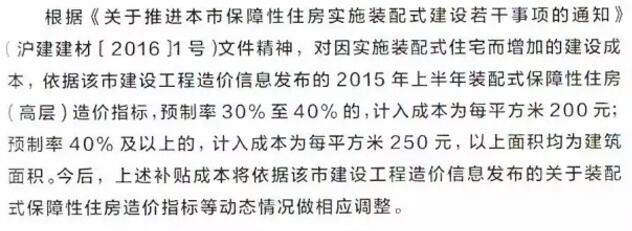 装配式|上海市装配式建筑相关政策10问10答 装配式|上海市装配式建筑相关政策10问10答