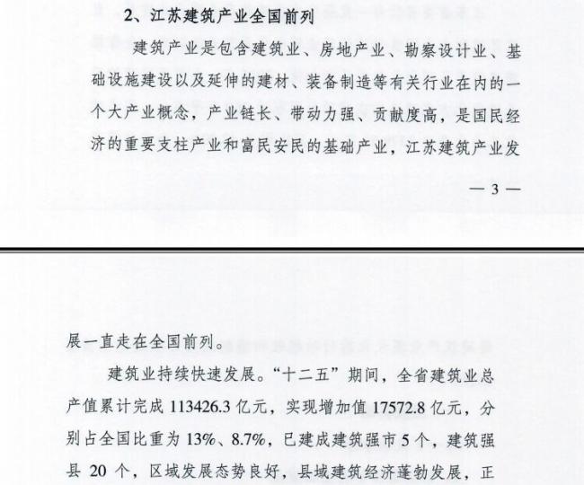 装配式|江苏省住建厅发布《江苏省“十三五”建筑产业现代化发展规划》 装配式|江苏省住建厅发布《江苏省“十三五”建筑产业现代化发展规划》