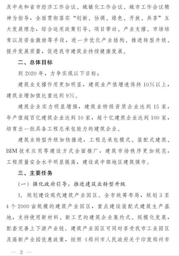 装配式|郑州市政府:重点建设装配式建筑生产基地 PPP项目优先本地建筑企业承担施工建设 装配式|郑州市政府:重点建设装配式建筑生产基地 PPP项目优先本地建筑企业承担施工建设