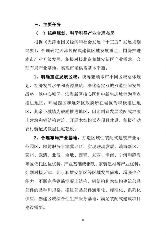 装配式|市建委关于印发《天津市装配式建筑 “十三五”发展规划》的通知 装配式|市建委关于印发《天津市装配式建筑 “十三五”发展规划》的通知