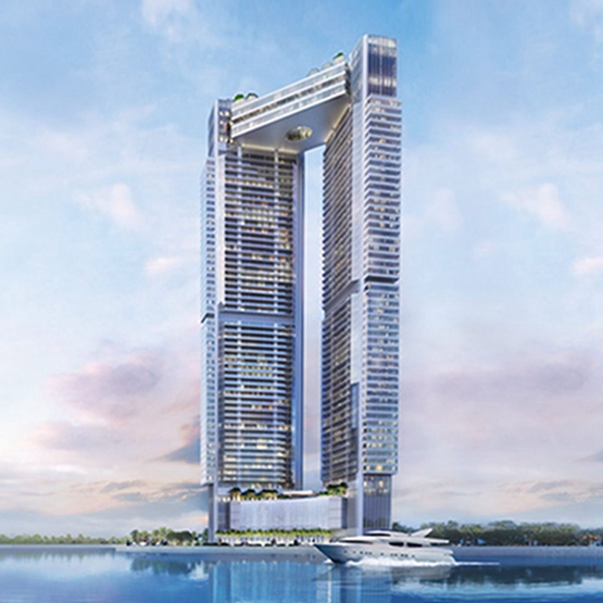 BIM|拉菲尔·维诺利在迈阿密设计楔形桥接住宅楼 BIM|拉菲尔·维诺利在迈阿密设计楔形桥接住宅楼