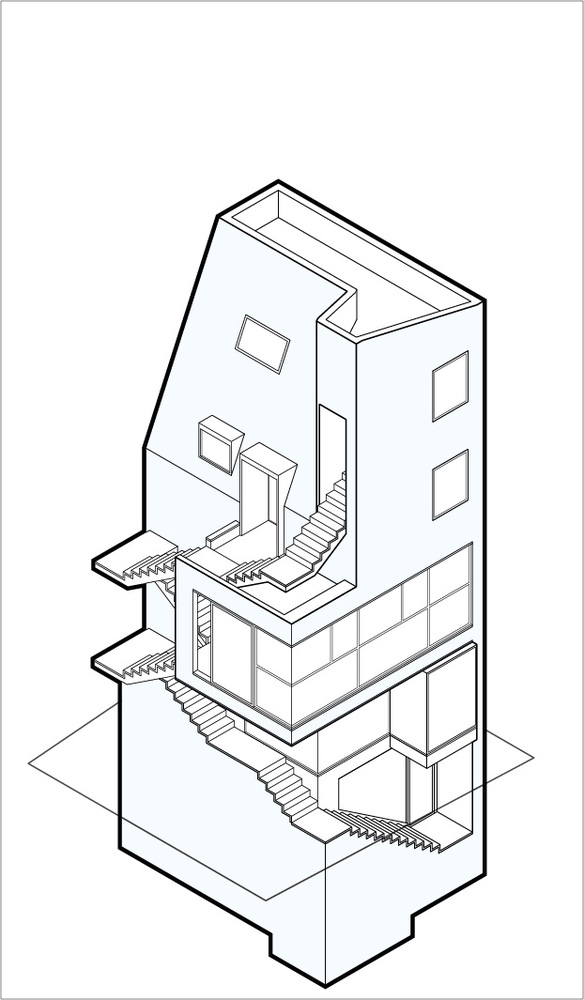 BIM建筑|韩国芒源洞“窄居” / Boundaries architects BIM建筑|韩国芒源洞“窄居” / Boundaries architects