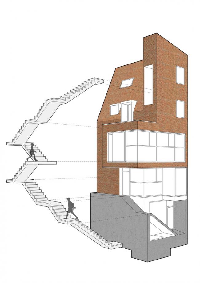 BIM建筑|韩国芒源洞“窄居” / Boundaries architects BIM建筑|韩国芒源洞“窄居” / Boundaries architects