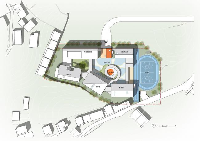 BIM建筑|村中的游乐场——广东省河源市特别教导黉舍 BIM建筑|村中的游乐场——广东省河源市特别教导黉舍