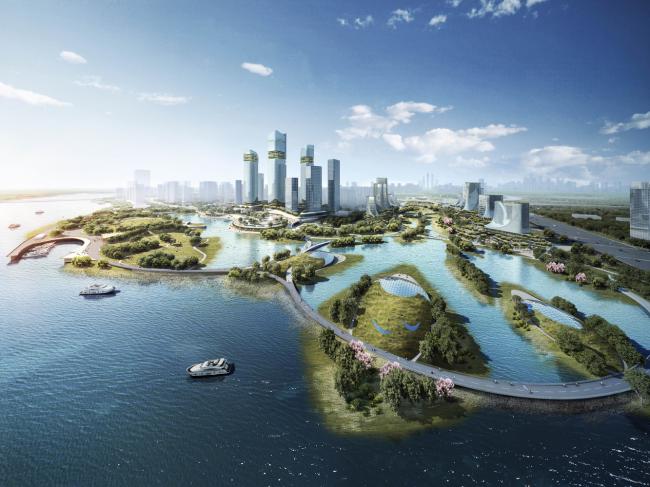 BIM建筑|广州CBD南区呈现新城市景不雅,由德国安博戴水道+庄子玉工作室结合打造年夜湾区新门户 BIM建筑|广州CBD南区呈现新城市景不雅,由德国安博戴水道+庄子玉工作室结合打造年夜湾区新门户