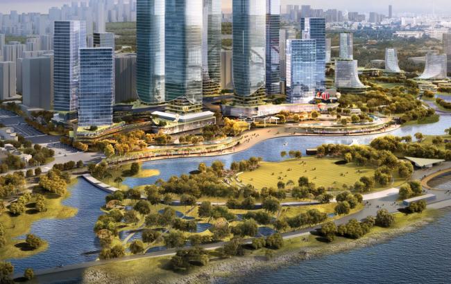 BIM建筑|广州CBD南区呈现新城市景不雅,由德国安博戴水道+庄子玉工作室结合打造年夜湾区新门户 BIM建筑|广州CBD南区呈现新城市景不雅,由德国安博戴水道+庄子玉工作室结合打造年夜湾区新门户