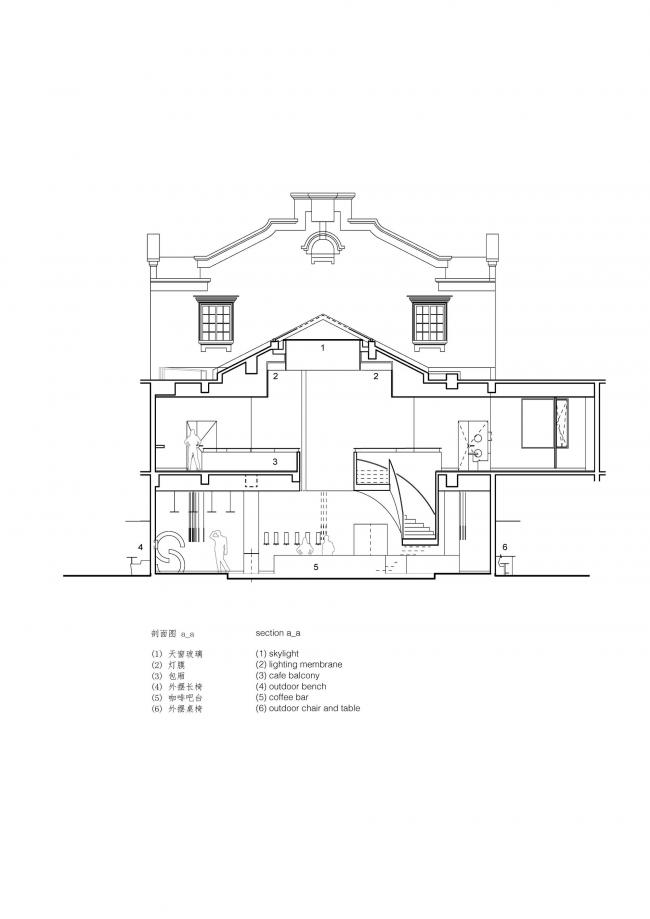 BIM建筑|旋曲空间谱写出活动的音乐——上海鹰集咖啡丰富里店 / 不迫建筑工作室 BIM建筑|旋曲空间谱写出活动的音乐——上海鹰集咖啡丰富里店 / 不迫建筑工作室