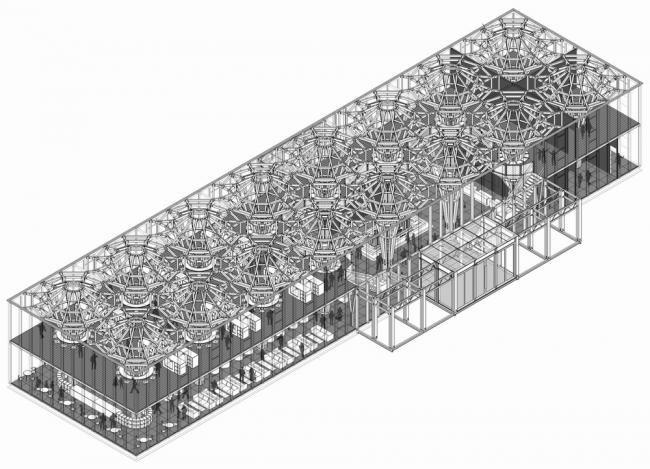 BIM建筑|枝桠交织有序的'树'状空间:河南珑府生涯体验中间 / 罗宇杰工作室 BIM建筑|枝桠交织有序的'树'状空间:河南珑府生涯体验中间 / 罗宇杰工作室