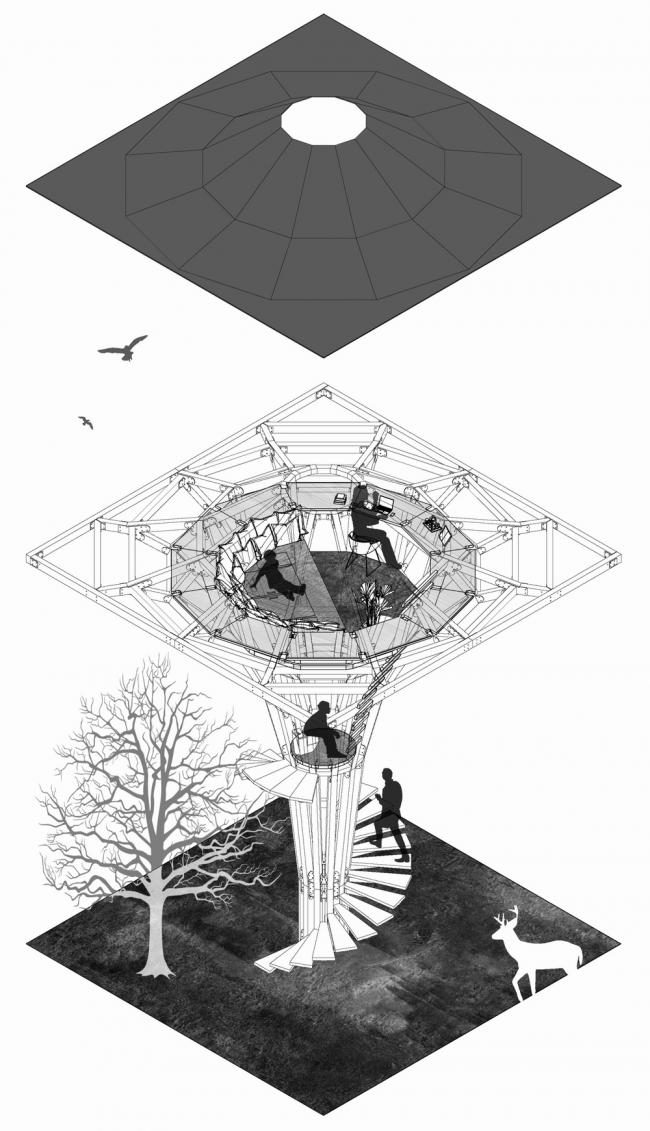 BIM建筑|枝桠交织有序的'树'状空间:河南珑府生涯体验中间 / 罗宇杰工作室 BIM建筑|枝桠交织有序的'树'状空间:河南珑府生涯体验中间 / 罗宇杰工作室