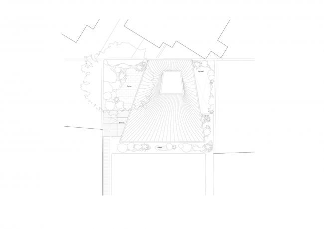 BIM建筑|弧曲屋顶瞻仰天空,栖身空间深埋年夜地——伦敦隐秘的花圃室第 BIM建筑|弧曲屋顶瞻仰天空,栖身空间深埋年夜地——伦敦隐秘的花圃室第
