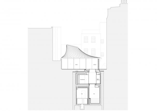 BIM建筑|弧曲屋顶瞻仰天空,栖身空间深埋年夜地——伦敦隐秘的花圃室第 BIM建筑|弧曲屋顶瞻仰天空,栖身空间深埋年夜地——伦敦隐秘的花圃室第